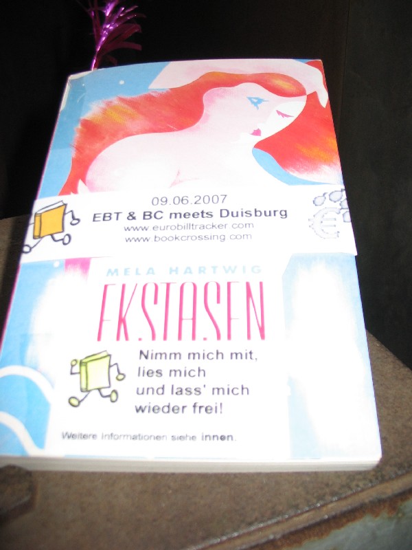 Book, left for bookcrossing.com / Buch, hinterlassen f�r bookcrossing.com