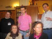 Standing: lozingaro, Ravestorm and Tarapiatapioca, sitted: Ms Cristina (code pusher for Tarapiatapioca) and Tarapiatapioca's mum
