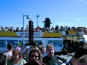Susyq, Tiura and Prynde waiting for the Suomenlinna ferry