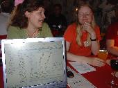 bobtail (in the orange shirt) and her great NIG-programm