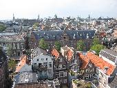 view from the Zuiderkerk towards the 